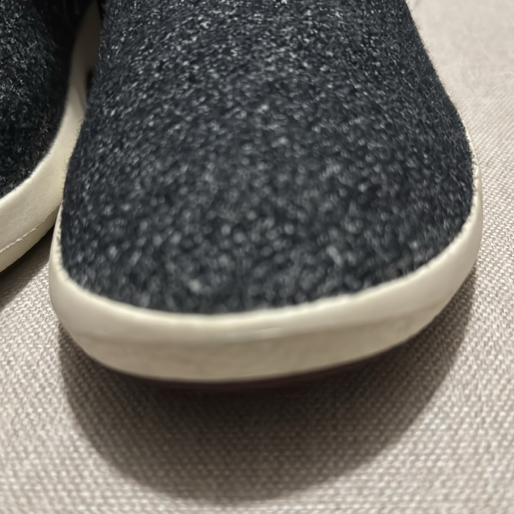 Wmns Allbirds Wool Runner Mizzle-Sz 9-Salt n Pepper Color-White Soles - Picture 7 of 15